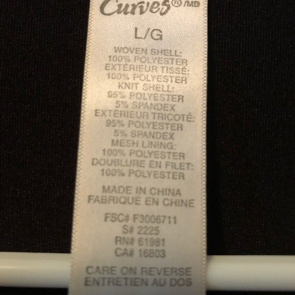 💜 VEST (workout), 💜 Purple & Black, Large, “Curves,” NWOT (never worn) 🥀🍃 - Picture 6 of 15